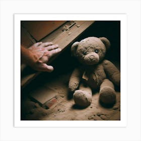 Abandoned Teddy Bear 2 Art Print