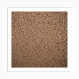 Cracked Sand Art Print