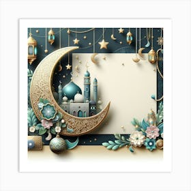 Muslim Holiday Background 5 Art Print