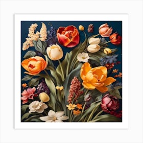 Flowers In A Vase Art Print