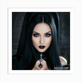 Gothic Beauty 2 Art Print