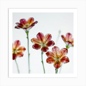 Glass Flowers Art Print