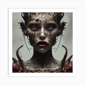 Demon Woman Art Print