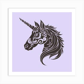 Unicorn Head 7 Art Print