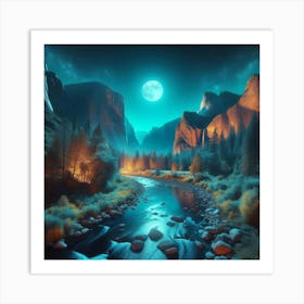 Yosemite Valley 1 Art Print