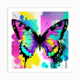 Colorful Butterfly 108 Art Print