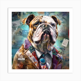 Bulldog Art Print