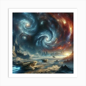 Galaxy Art Print