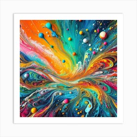 Rippling Universe Art Print