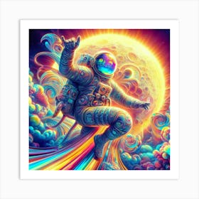 "Hang Loose" Moon Man Collection [Risky Sigma] Art Print