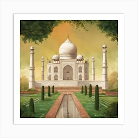 Taj Mahal Art Print