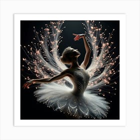 Delicate Swan Art Print