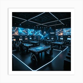 Gaming Room Art Print