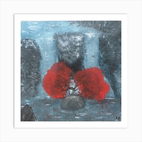 Under Waterfall Art Print