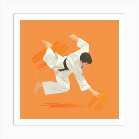 A Judo Throw Lofi Illustration 1718704668 1 Art Print