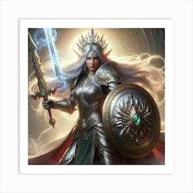 Elf Warrior 2 Art Print