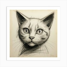 Portrait Of A Cat 5 Art Print