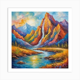 morning in the valley Art Print