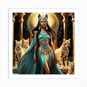 Egyptian Goddess 4 Art Print