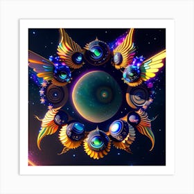 Space Art 1 Art Print