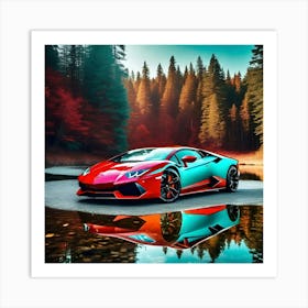 Lbh Lamborghini Art Print