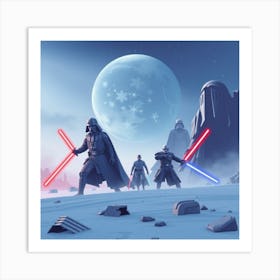 Star Wars The Force Awakens 2 Art Print