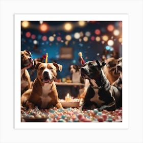 Birthday Party For Dogs Poster