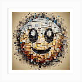 Smiley Face Art Print