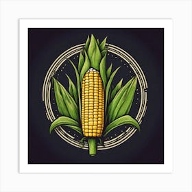 Sweetcorn As A Logo (45) Art Print