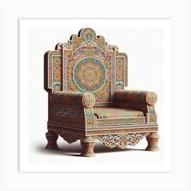 King'S Chair 2 Art Print