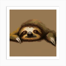 Cute Sloth Art Print