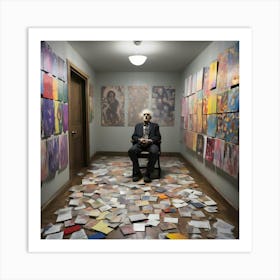 Man In A Room 1 Art Print