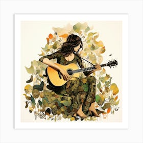 Acoustic Guitar 5 Art Print