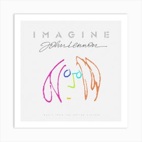 IMAGINE | POP ART COVER Art Print