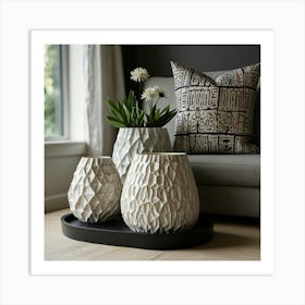 Three Vases Art Print