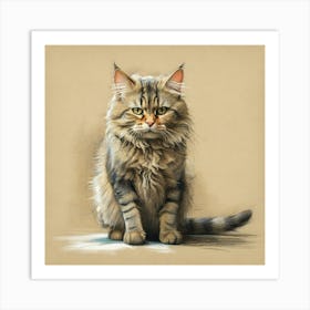 Coon Cat 3 Art Print