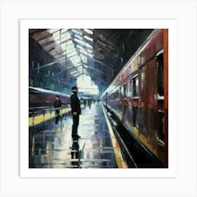 Train Station 3 Art Print