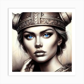 Portrait Artwork 127 Art Print