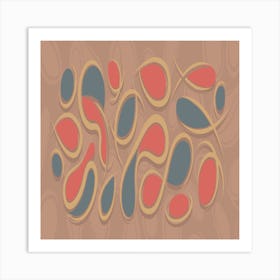 Abstract Swirls Art Print