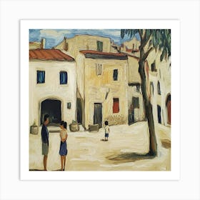 Village In Mallorca 1 Art Print