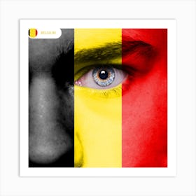 Belgium Flag Art Print