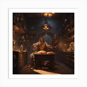 Dwarven Kitchen Art Print