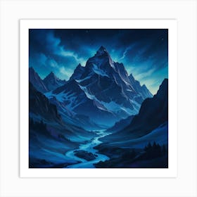 Mountain Landscape Art Print