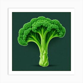 Broccoli 9 Art Print