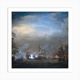 Battle Of St John'S Art Print