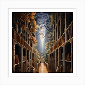 City Of Books Art Print