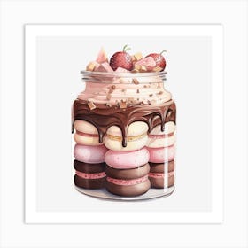 Jar Of Desserts 2 Art Print