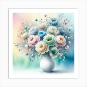 Flowers In A Vase Art Print