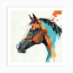 Horse Head Art Print