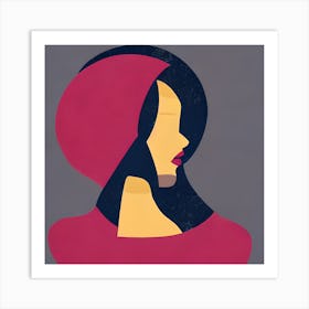 Portrait Of A Woman 2 Art Print